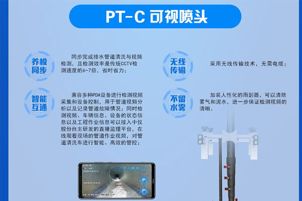 La caméra à tige poussante EASYSIGHT détecte divers défauts et défauts