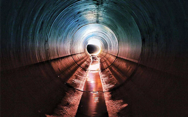 Inspection des tubes X7 CCTV et Sonar