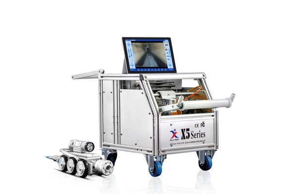 Crawler d'inspection vidéo dans le diagnostic de réseau de tuyaux